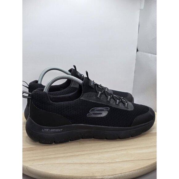 Skechers Sport Men's size 7 Summits Black Casual Memory Foam Slip On - Picture 3 of 8